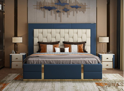 Design box spring bed Modern Beds Bed Double bed Hotel Luxury 180x200 new
